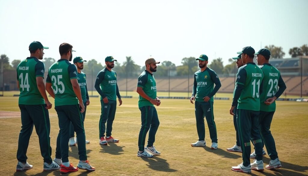 Pakistan cricket team during practice session for Asia Cup 2025